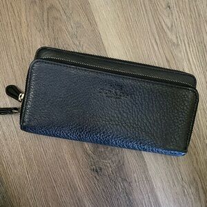 Coach Black Leather Wallet